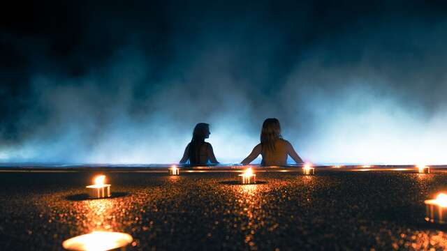 Nuit lumineuse à la balnéoforme