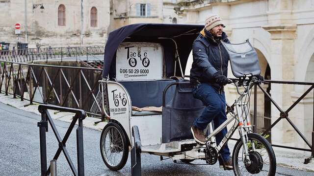 Découverte commentée à bord d'un vélo taco circuit 1h