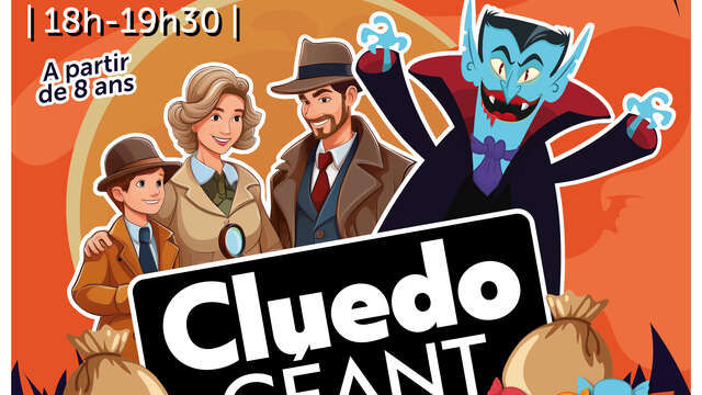 Cluedo géant d'Halloween