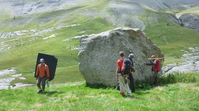 Site de bloc de l'Estrop