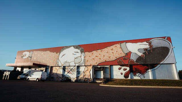 Ca se mange sans fin - Fresque Ella et Pitr