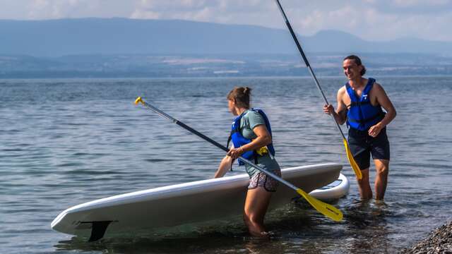 Balade sur le Léman en Stand Up Paddle