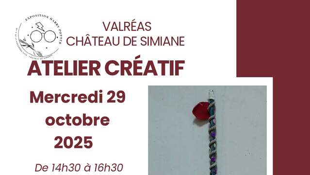 Make your own magic wand!" creative workshop