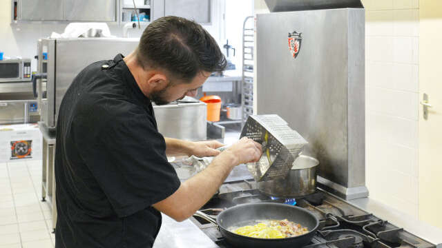 Cookery workshop at Les Epicurieux restaurant