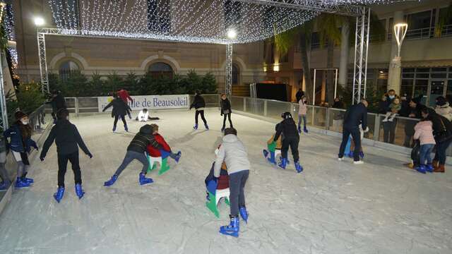 La patinoire de glace