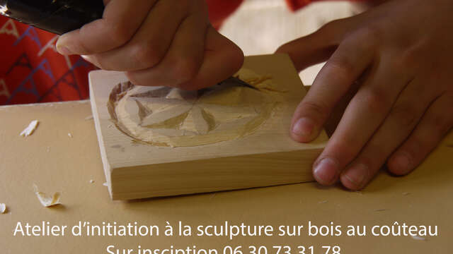 Atelier initiation à la sculpture sur bois au couteau