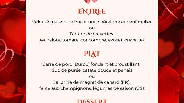 Fêtez la Saint Valentin au Renaissance