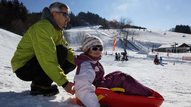 Espace ludique : Piste de luge "le Monde de Perce-Neige"