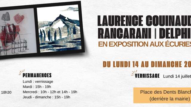 Exposition d'artistes amateurs - Laurence Couinaud, Martine Rangarani et Delphine Le Bret