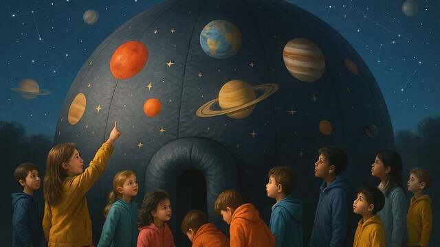 La tête dans les étoiles…  pour les petits curieux !