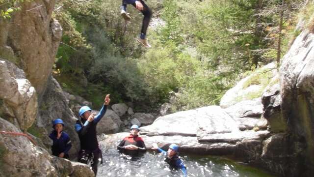 Canyoning sportif - Le Rabou - Vertige sport
