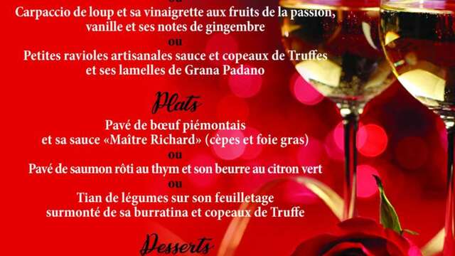Fête de la Saint Valentin à l'Auberge du Château