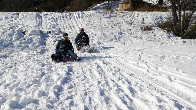 Piste de luge de La Vachette