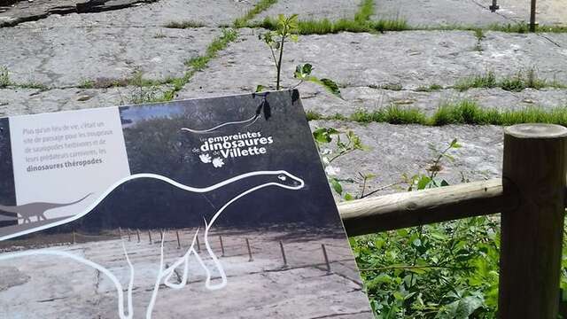 Les chemins des dinosaures de Villette - Balade géologique