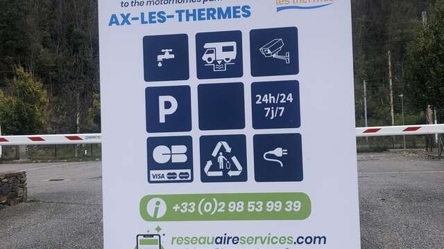 Aire pour camping-cars