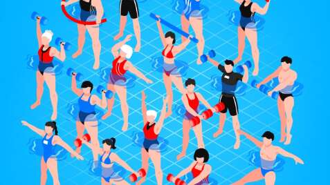 Aquagym géant