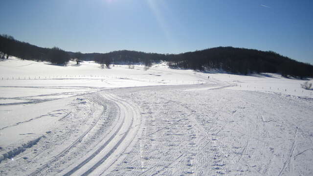 Ski nordique aux Plans d'Hotonnes - Plateau de Retord