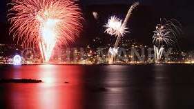 Feux d'artifice - Vedettes Îles d'Or et Le Corsaire