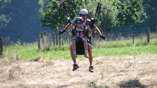Baptême de l'air en parapente pour les enfants