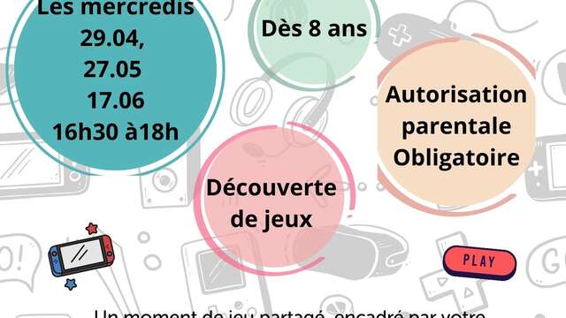 Atelier numérique - Jeux vidéos