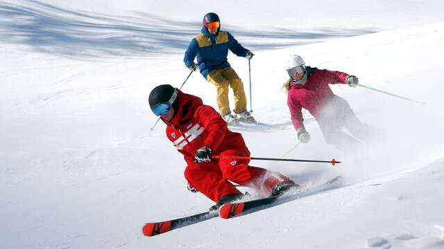 Alpine ski lessons for teens and adults