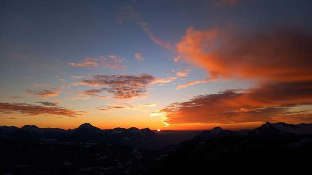 Rando-coucher de soleil