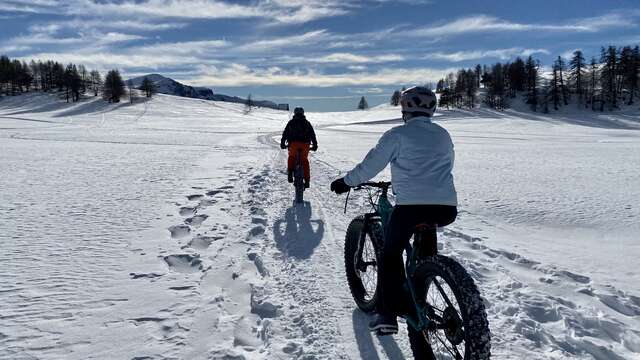 Randonnée neige Fatbike électrique