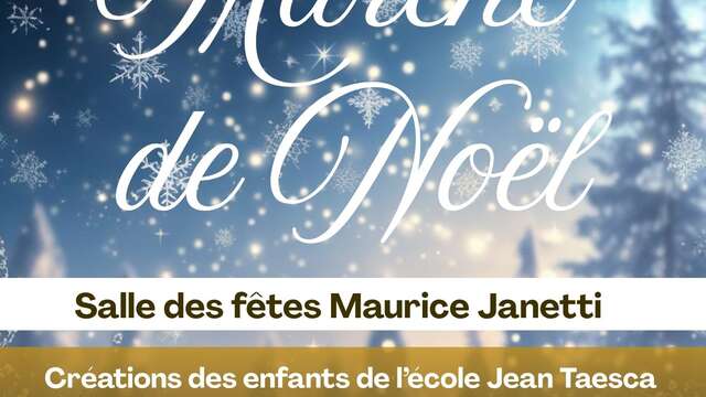 Marché de Noël : marché artisanal et animations