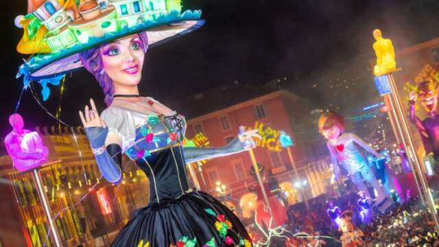 Excursion en bus au Carnaval de Nice - Corso illuminé