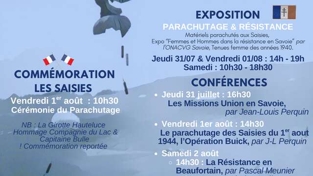 81ème anniversaire du parachutage du 1er août 1944