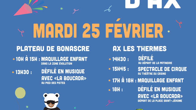 Carnaval  à Ax 3 Domaines