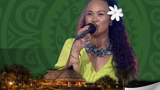 Elena Raurii in concert at the Te Matie Club House