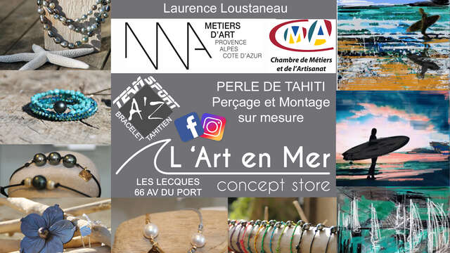 Atelier / Boutique Art' Zazimut Perle de Tahiti Laurence Loustaneau