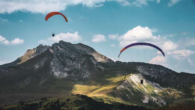 Paragliding activity with MCF
