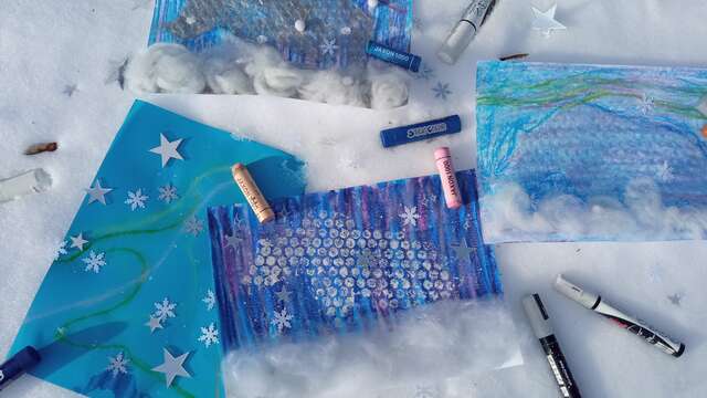 Atelier pour les oursons "l’ours aux aurores boréales"