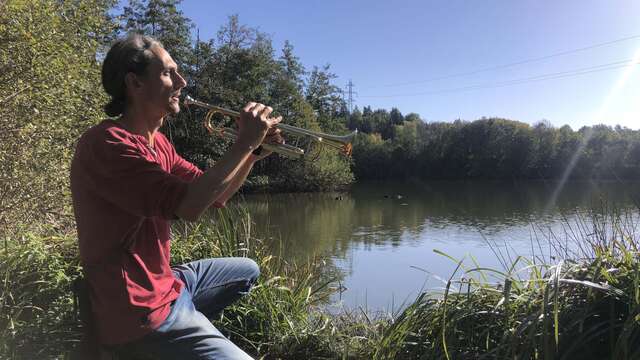 Musique en chemin...au fil de l’eau, au Lac d’Aubusson.