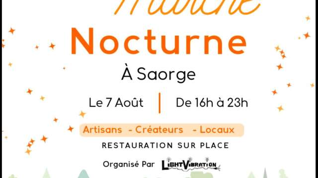 Marché nocturne à Saorge - 4e éd.