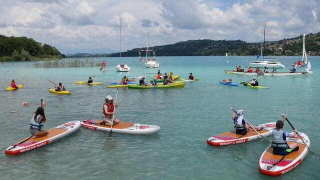 Yacht club Grenoble Charavines : location stand-up paddle, kayak et voile