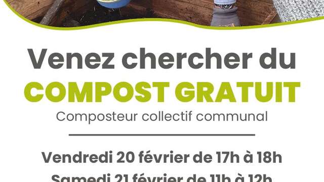 Distribución gratuita de compost
