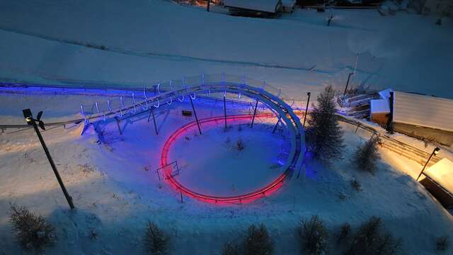 Alpine coaster night session