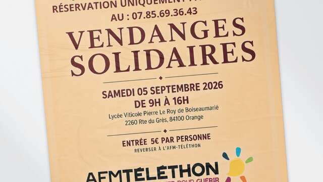 Vendanges solidaires