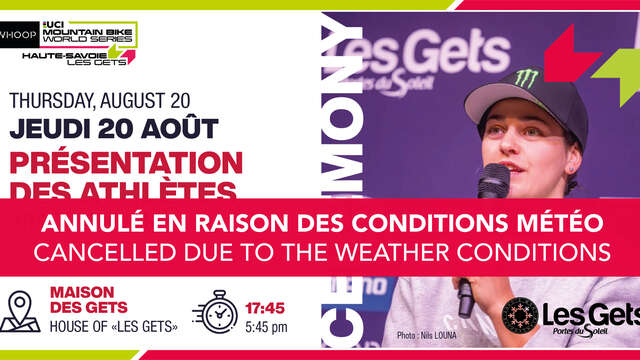 Athlètes cérémonies - ❌ ANNULÉ POUR CONDITIONS MÉTÉO ❌