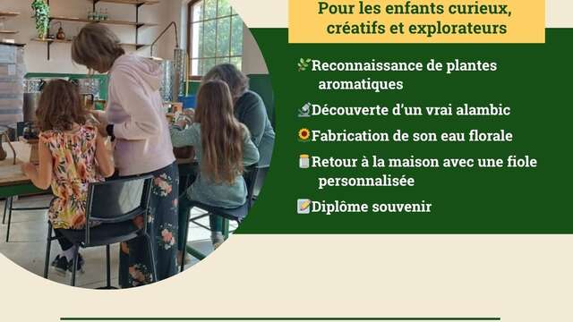 Mini-distillateur en herbe - Atelier ludique pour les 5 à 11 ans
