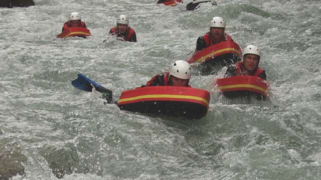 Sortie en hydrospeed avec Indiana'Ventures