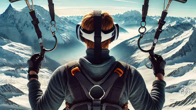 Animation simulateur de parapente avec Montagne'arc