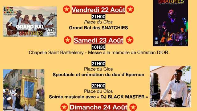 Fête patronale de la Saint- Barthélemy