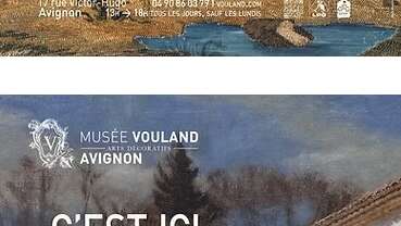 Visite guidée des expositions "C'est ici" et "C'est brodé"