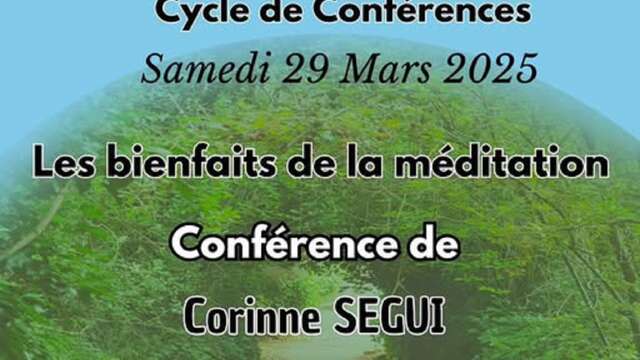 Conférence : Les bienfaits de la méditation