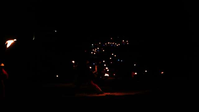 Descente aux flambeaux de Noël