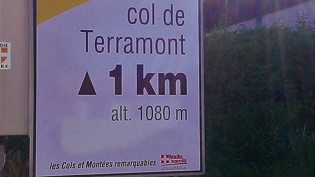 Aller cyclo : Col de Terramont